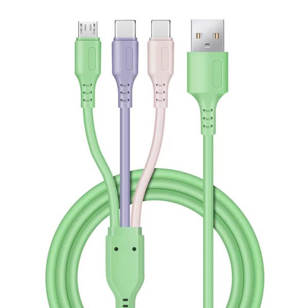 Macaron Color 3-in-1 Charging Cable